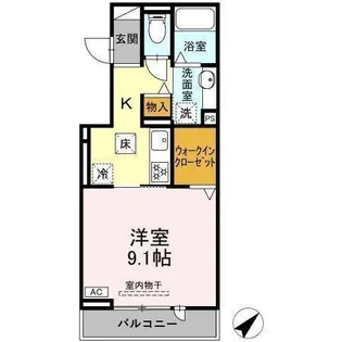 ノブレス【1階】の間取り