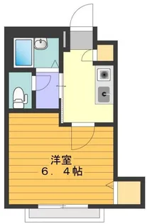 東京都八王子市大横町【アパート】の間取り