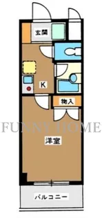 東京都目黒区平町1【マンション】の間取り