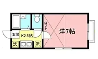 エクセル6【2階】の間取り