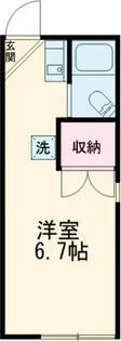 サニーハイツ【2階】の間取り