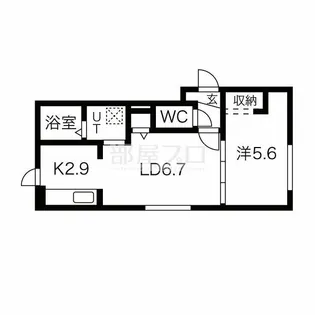 avenir高台【2階】の間取り