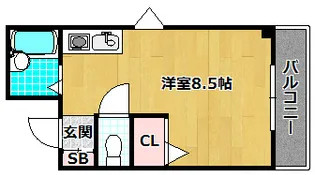 シャンテー中宮II【2階】の間取り