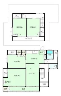 岩手県花巻市不動【一戸建】の間取り
