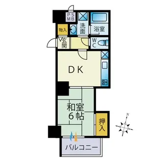 ライオンズマンション高崎田町【3階】の間取り