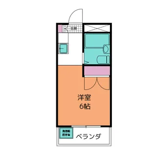 ハニイ枡形【3階】の間取り