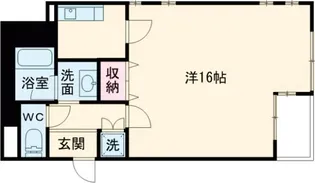 ビュー雷神III【8階】の間取り