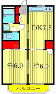 パレス富士見台【2階】の間取り
