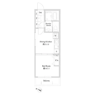 ブランミュール西馬込II【2階】の間取り