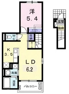 エクイティ【2階】の間取り