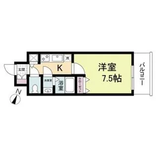 KDXレジデンス三宮【10階】の間取り