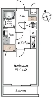 ドゥーエ四谷三丁目【5階】の間取り