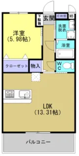 エトワール(熊本)【1階】の間取り