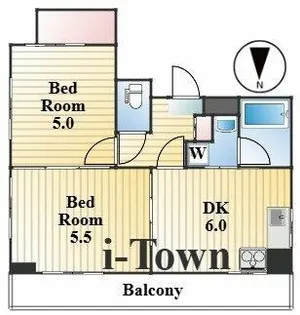 プリンセスハイツ東日暮里【3階】の間取り