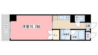 エリーフラッツ京町【8階】の間取り