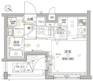 レアライズ立石【4階】の間取り