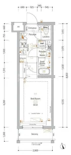 エストゥルース亀戸【4階】の間取り