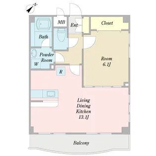 カターラ南行徳NO.2【2階】の間取り