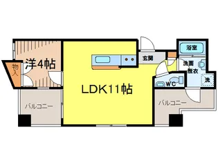 沖縄県那覇市天久1【マンション】の間取り