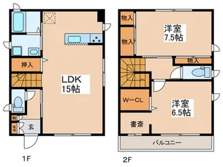 神奈川県秦野市曽屋【一戸建】の間取り