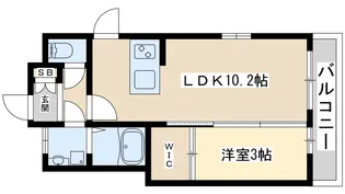 ORACION吹田【9階】の間取り