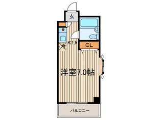 ハ-ベストハウスII【5階】の間取り