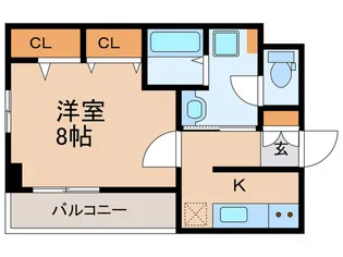 ベルコルティーレ【2階】の間取り