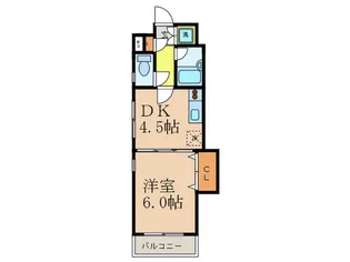 フェリーチェ江坂マンションの間取り