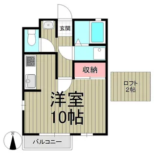 エトワール【2階】の間取り