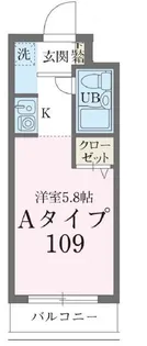 ジョイフル溝の口【1階】の間取り