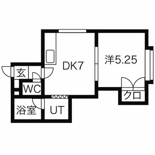グルービン発寒【3階】の間取り