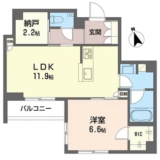 ピン シャン【2階】の間取り