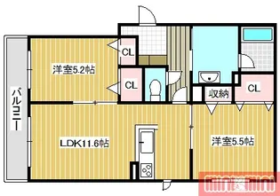 ShaMaison飛鳥(シャーメゾンアスカ)【3階】の間取り