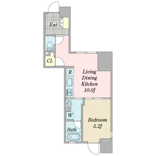 I-GLANZ【8階】の間取り
