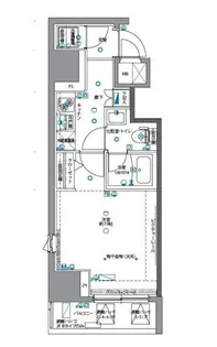 パティーナ月島【8階】の間取り