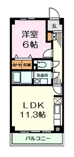 エスパシオ【1階】の間取り