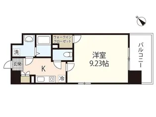 第25友建ビル【10階】の間取り