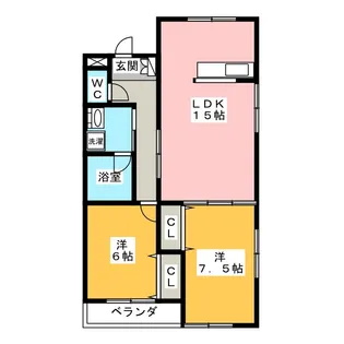 I.K.ヴァルゴ【2階】の間取り