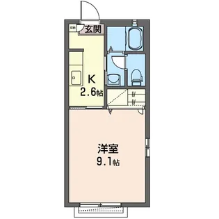 オレンジヒルズA【2階】の間取り