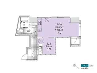 EXAM白山【7階】の間取り
