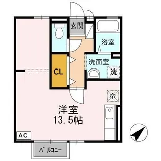 セジュールナガイII【2階】の間取り