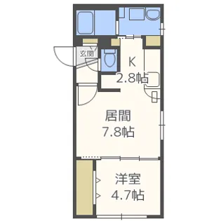 Asset II【2階】の間取り