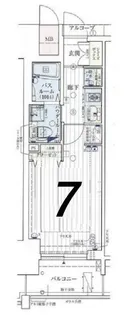 エステムコート新大阪Xザ・ゲート【5階】の間取り