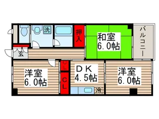 ラトゥ-ルド-ル【4階】の間取り