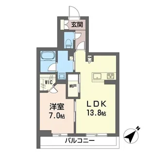 グランシャンブル【3階】の間取り