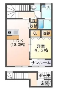 ドミール北登り町【2階】の間取り