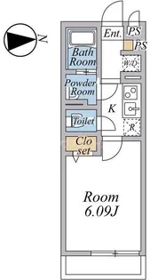 リブリ・赤塚【3階】の間取り