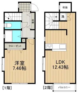 アミュレット茅ヶ崎【1階】の間取り