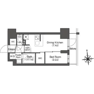 コンフォリア王子【4階】の間取り