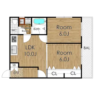 MaisonSunshine(メゾンサンシャイン)【2階】の間取り